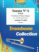 Sonata # 6 in Bb Major by Vivaldi Antonio Lucio - Mortimer John Glenesk - for Trombone and Piano (Trombone and Piano)
