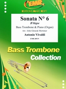 Sonata # 6 in Bb Major by Vivaldi Antonio Lucio - Mortimer John Glenesk - for Bass Trombone and Piano (Bass Trombone and Piano)