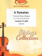6 Sonatas by Vivaldi Antonio Lucio - Mortimer John Glenesk - for Violin and Piano (Violin and Piano)