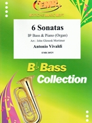 6 Sonatas by Vivaldi Antonio Lucio - Mortimer John Glenesk - for Bb Bass and Piano (Bb Bass and Piano)