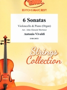 6 Sonatas by Vivaldi Antonio Lucio - Mortimer John Glenesk - for Violoncello and Piano (Violoncello and Piano)