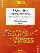 5 Quartets by Rimmer William - Moren Bertrand - for 2 Cornets Eb Horn and Euphonium (2 Cornets Eb Horn and Euphonium)