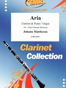 Aria by Mattheson Johann - Mortimer John Glenesk - for Clarinet and Organ (Clarinet and Organ)