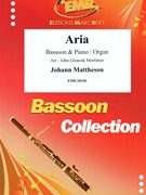 Aria by Mattheson Johann - Mortimer John Glenesk - for Bassoon and Piano (Bassoon and Piano)