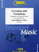 Cavatina and Variations by Arban Jean-Baptiste - Moren Bertrand - for Cornet and Piano (Cornet and Piano)