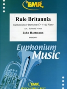 Rule Brittania by Hartmann John - Moren Bertrand - for Euphonium and Piano (Euphonium and Piano)