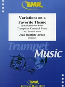 Variations on a Favorite Theme by Arban Jean-Baptiste - Moren Bertrand - for Cornet and Piano (Cornet and Piano)