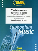 Variations on a Favorite Theme by Arban Jean-Baptiste - Moren Bertrand - for Euphonium and Piano (Euphonium and Piano)
