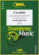 Cavatine by Saint-Saens Camille - Mortimer John Glenesk - for Trombone and Piano (Trombone and Piano)