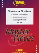 Sonata in G Minor by Corelli Arcangelo - Mortimer John Glenesk - for Clarinet and Organ (Clarinet and Organ)