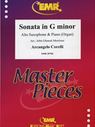 Sonata in G Minor by Corelli Arcangelo - Mortimer John Glenesk - for Alto Saxophone and Organ (Alto Saxophone and Organ)