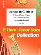 Sonata in G minor by Corelli Arcangelo - Mortimer John Glenesk - for Eb Horn and Piano (Eb Horn and Piano)