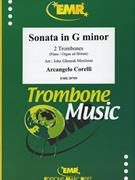 Sonata in G Minor by Corelli Arcangelo - Mortimer John Glenesk - for 2 Trombones and Piano (2 Trombones and Piano)