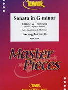Sonata in G Minor by Corelli Arcangelo - Mortimer John Glenesk - for Clarinet Trombone and Organ (Clarinet Trombone and Organ)