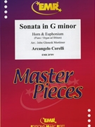 Sonata in G Minor by Corelli Arcangelo - Mortimer John Glenesk - for Horn Euphonium and Piano (Horn Euphonium and Piano)