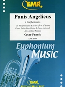 Panis Angelicus by Franck Cesar - Naulais Jerome - for 4 Euphoniums (4 Euphoniums (or 3 Euphoniums and Tuba (Bb or Eb Bass) and Piano Guitar Bass Guitar and Drums optional))