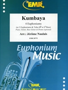 Kumbaya by Naulais Jerome for Tuba Quartet (Tuba Quartet (3 Euphoniums and 1 Tuba) (Piano Guitar Bass Guitar and Drums optional))