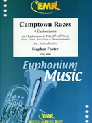 Camptown Races by Foster Stephen Collins - Naulais Jerome - for Tuba / Euphonium Quartet (3 Euphoniums and Tuba (Piano Guitar Bass Guitar and Drums optional))