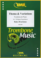 Theme & Variations by Dvarionas B - Wagenhauser W - for Bass Trombone (Bass Tromb)