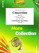 Concertino by Weber Carl Maria von - James Ifor - for Horn and Piano (Horn and Piano)
