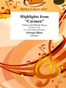 Highlights from Carmen by Bizet Georges - John Glenesk Mortimer and Colette Mourey - for Chorus (Chorus (SATB) and Piano (includes 20 parts of Chorus))