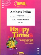 Amboss Polka by Naulais Jerome for 4 Bassoons (4 Bassoons (Piano Guitar Bass Guitar and Drums optional))