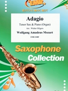 Adagio by Mozart Wolfgang Amadeus - Walter Hilgers - for Tenor Saxophone and Organ (Tenor Saxophone and Organ)
