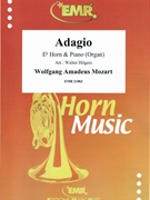 Adagio by Mozart Wolfgang Amadeus - Walter Hilgers - for Eb Horn and Organ (Eb Horn and Organ)