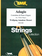 Adagio by Mozart Wolfgang Amadeus - Walter Hilgers - for Contrabass and Piano (Contrabass and Piano)