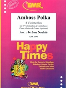 Amboss Polka by Naulais Jerome for 4 Violoncellos (4 Violoncellos (Piano Guitar and Drums optional))
