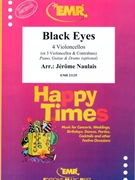 Black Eyes by Naulais Jerome for 4 Violoncellos (4 Violoncellos (Piano Guitar and Drums optional))