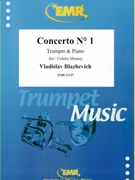 Concerto # 1 by Blazhevich Vladislav - Mourey Colette - for Trumpet and Piano (Trumpet and Piano)