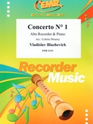 Concerto # 1 by Blazhevich Vladislav - Mourey Colette - for Alto Recorder and Piano (Alto Recorder and Piano)