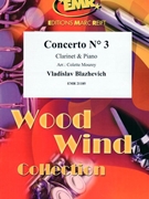 Concerto # 3 by Blazhevich Vladislav - Mourey Colette - for Clarinet and Piano (Clarinet and Piano)
