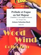 Prelude et Fugue en Sol Majeur by Bach Johann Sebastian - Aloy Georges - for Woodwind Ensemble (Woodwind Ensemble)