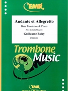 Andante et Allegretto by Balay Guillaume - Mourey Colette - for Bass Trombone and Piano (Bass Trombone and Piano)