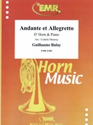Andante et Allegretto by Balay Guillaume - Mourey Colette - for Eb Horn and Piano (Eb Horn and Piano)