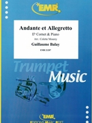 Andante et Allegretto by Balay Guillaume - Mourey Colette - for Eb Cornet and Piano (Eb Cornet and Piano)