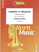 Andante et Allegretto by Balay Guillaume - Mourey Colette - for Horn and Piano (Horn and Piano)