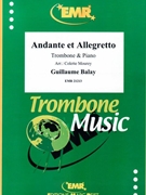 Andante et Allegretto by Balay Guillaume - Mourey Colette - for Trombone and Piano (Trombone and Piano)
