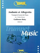 Andante et Allegretto by Balay Guillaume - Mourey Colette - for Cornet and Piano (Cornet and Piano)