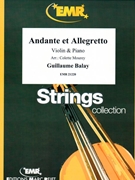 Andante et Allegretto by Balay Guillaume - Mourey Colette - for Violin and Piano (Violin and Piano)
