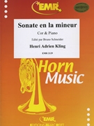 Sonate en la mineur by Kling Henry Adrien Louis for Horn and Piano (Horn and Piano)