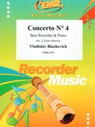 Concerto # 4 by Blazhevich Vladislav - Mourey Colette - for Bass Recorder and Piano (Bass Recorder and Piano)