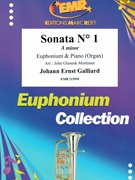 Sonata # 1 in A minor by Galliard Johann Ernst - Mortimer John Glenesk - for Euphonium and Piano (Euphonium and Piano)