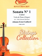 Sonata # 1 in A minor by Galliard Johann Ernst - Mortimer John Glenesk - for Viola and Piano (Viola and Piano)
