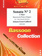 Sonata # 2 in G Major by Galliard Johann Ernst - Mortimer John Glenesk - for Bassoon and Piano (Bassoon and Piano)