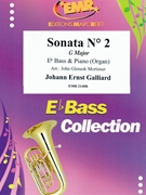 Sonata # 2 in G Major by Galliard Johann Ernst - Mortimer John Glenesk - for Eb Bass and Piano (Eb Bass and Piano)