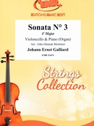 Sonata # 3 in F Major by Galliard Johann Ernst - Mortimer John Glenesk - for Violoncello and Piano (Violoncello and Piano)