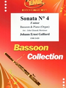 Sonata # 4 in E minor by Galliard Johann Ernst - Mortimer John Glenesk - for Bassoon and Piano (Bassoon and Piano)